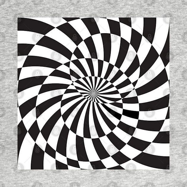 Op art spiral mindf*ck by kallyfactory